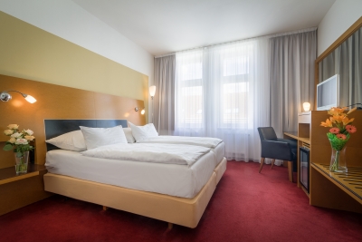 Hotel Theatrino Prag - Doppelzimmer Standard mit Zustellbett